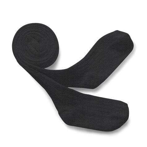 Collegien,Louise Ribbed Tights, Pepper Grey,CouCou,Girl Shoes, Socks & Tights