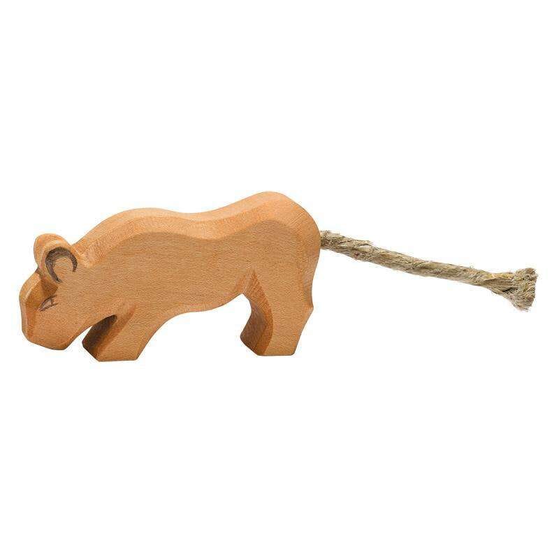 Ostheimer Wooden Toys,Small Lion, Head Low,CouCou,Toy